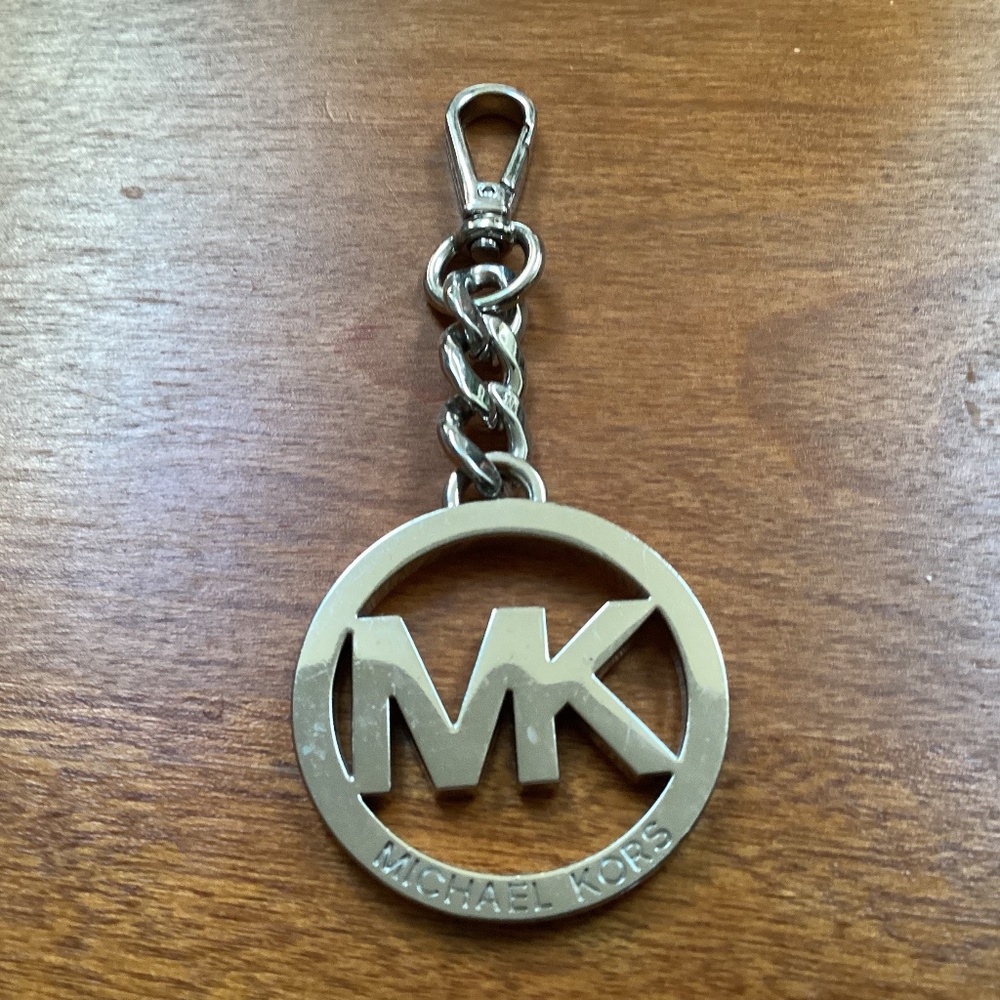 Michael Kors Silver-tone Bag Charm